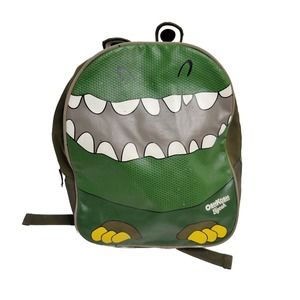 Vtg OshKosh B’Gosh Kids Backpack RN# 105099 Monster 1980s Youth Retro Green